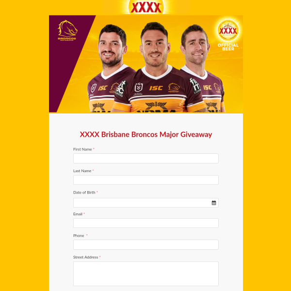 Win a Brisbane Broncos prize pack & tickets