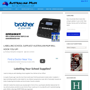 Win a Brother P-Touch labelling system, valued at $149! - Australian Mum 
