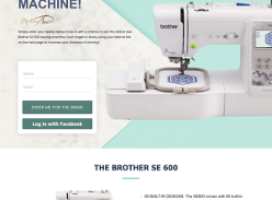 Win a Brother SE 600 Sewing Machine