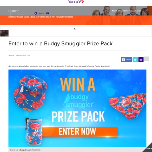 Win a Budgy Smuggler Prize Pack