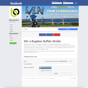 Win a Bugaboo Buffalo Stroller!
