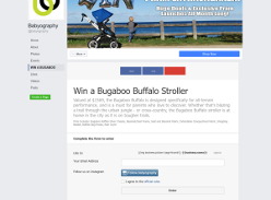 Win a Bugaboo Buffalo Stroller!