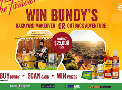 Win a Bundy Backyard or Bundy Outback Adventure