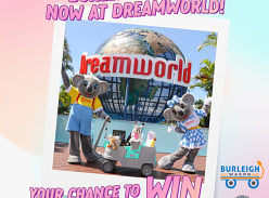 Win a Burleigh Wagon, Dreamworld swag pack & four annual passes to Dreamworld