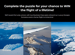 Win a Business Class Antarctica Scenic Flight for 2, 2 Nights at Hyatt Regency Sydney and More