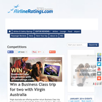 Win a business class trip for 2 with Virgin Australia! - AirlineRatings.com