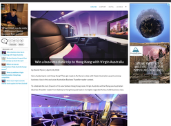 Win a business class trip to Hong Kong with Virgin Australia