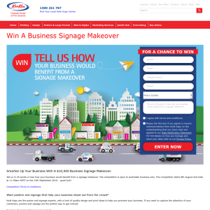 Win a business signage makeover!