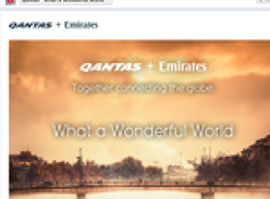 Win a Business trip for 2 to anywhere in the Qantas & Emirates network!