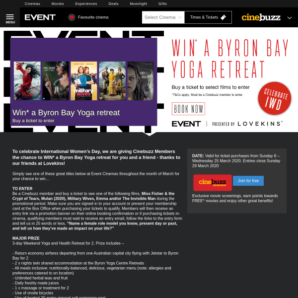 Win a Byron Bay Yoga retreat for 2!