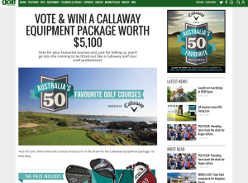 Win a Callaway equipment package worth $5,100!