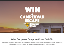 Win a Campervan Escape worth over $6,000!