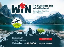 Win a Canadian Rockies and Alaska Trip for 2