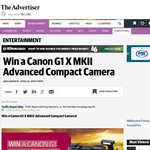 Win a Canon G1 X MKII Advanced Compact Camera!