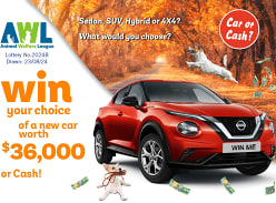 Win a Car of Your Choice Worth $36,000 or Cash