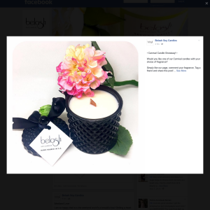 Win a Carnival candle in your choice of fragrance! - Belash Soy Candles