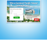 Win a Carnival 'Pacific Island' cruise for 2!