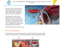 Win a Cars 3 prize pack!