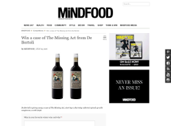 Win a case of 'The Missing Act' from De Bortoli!