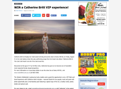 Win a Catherine Britt VIP experience