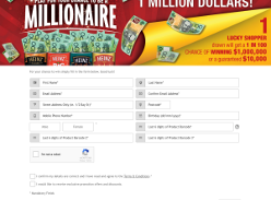 Win a chance at a million dollars! (Purchase Required)