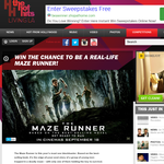 Win a chance to be a real-life 'maze runner'!