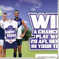 Win a chance to host 20 AFL heroes in your home town
