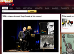 Win a chance to meet Hugh Laurie at his concert