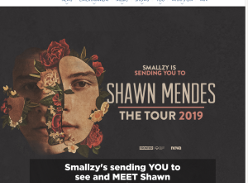 Win a chance to meet Shawn Mendes