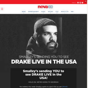 Win a chance to see Drake Live in the USA