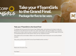 Win a chance to take your #TeamGirls to the SSN Grand Final
