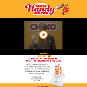 Win a Chiko 'Handy Holder'!