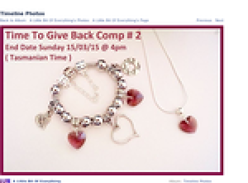 Win a Children's Maroon Crystal Heart Bracelet / Necklace set