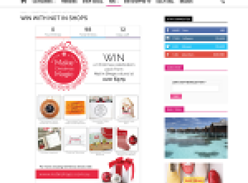 Win a Christmas celebration pack from 'Not in Shops' valued at over $379!