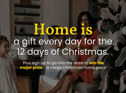 Win a Christmas Mega Home Prize Pack in 12 Days