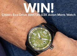 Win a Citizen Eco Drive AW1735-03X Avion Men's Watch