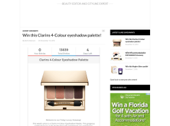 Win a Clarins 4-Colour eyeshadow palette!