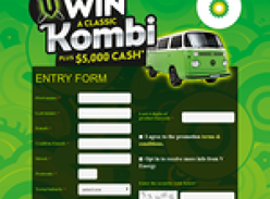 Win a classic Kombi + $5,000 cash!