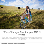 Win a classic vintage bike for you & 5 friends!