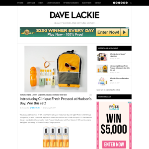 Win a Clinique 'Fresh Pressed' prize pack!