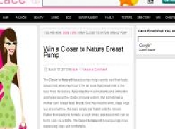 Win a Closer to Nature Breast Pump