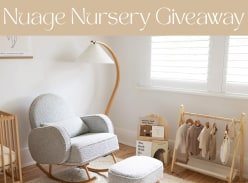 Win a Cloud Rocker & Ottoman, Toddler Clothing Rack and Bookshelf for Your Nursery