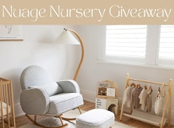 Win a Cloud Rocker & Ottoman, Toddler Clothing Rack and Bookshelf for Your Nursery