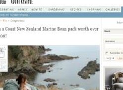 Win a Coast New Zealand Marine Bean pack worth over $1000!