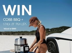 Win a COBB Grill Portable Gas BBQ and 9 Fish Lids
