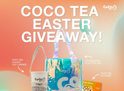 Win a Coco Tea Merchandise Pack and $200 Voucher or 1 of 70 Minor Prizes