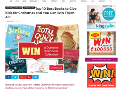 Win a collection of great kids’ books
