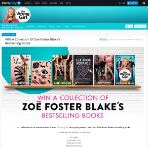 Win a collection of Zoe Foster Blake's bestselling books!