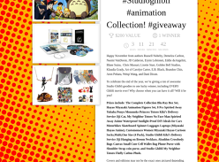 Win a Complete Collection of Every Studio Ghibli Film + a Bunch of Other Prizes