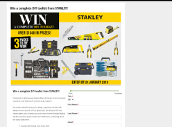 Win a complete DIY toolkit from Stanley